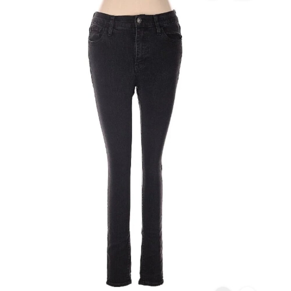 Madewell Roadtripper Black High-Rise Skinny Denim Jeans Pants 28